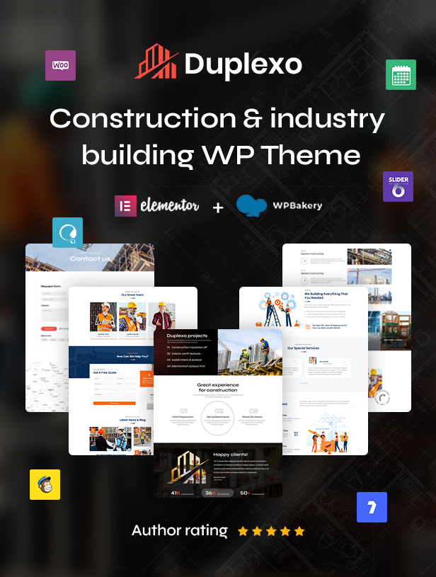 Duplexo construction WordPress Theme