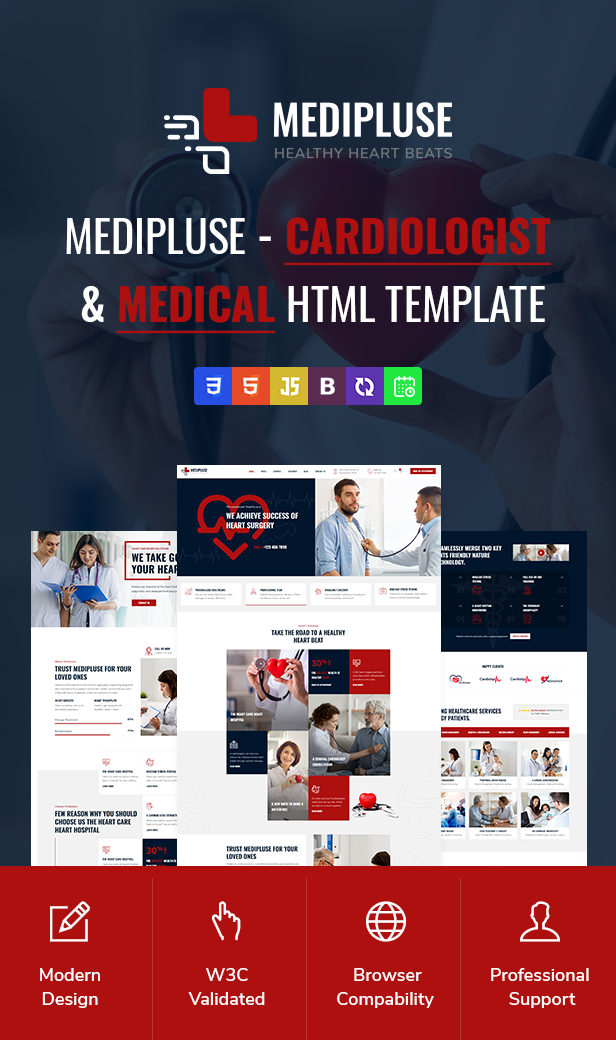 MediPluse - Cardiologist and Medical HTML5 Template