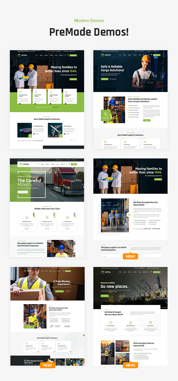 Shiftler - Transportation & Logistics Html5 Template