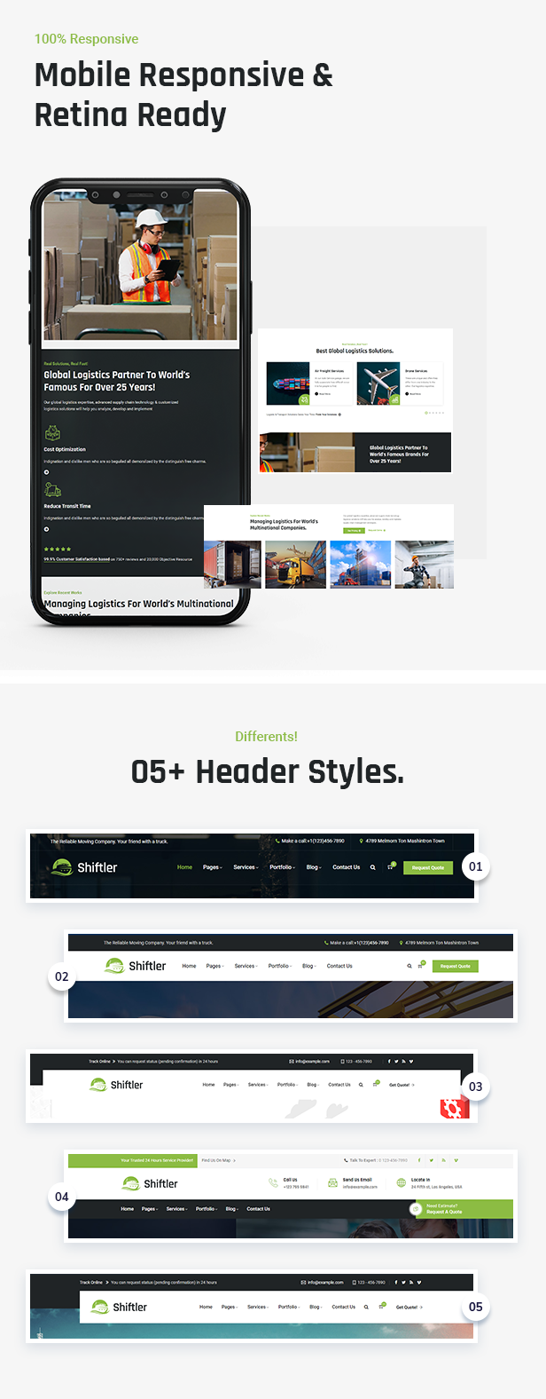 Shiftler WordPress Theme